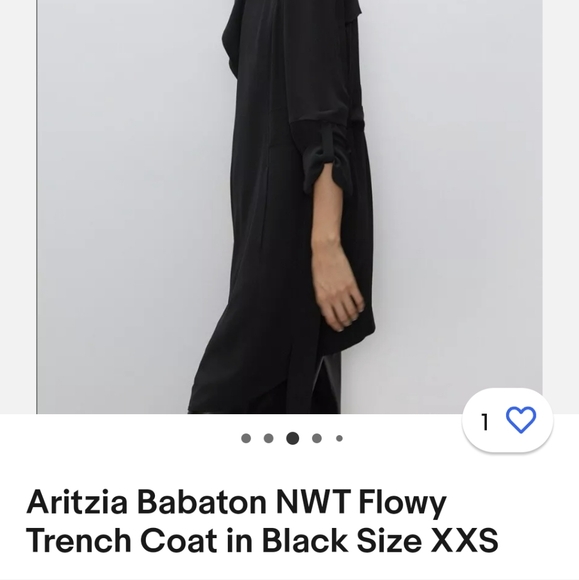 Babaton Flowy Trench - Picture 2 of 5